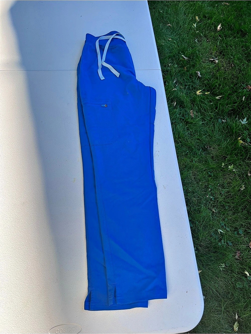 FIGS Technical Collection pants Blue Straight Leg Pants Like New